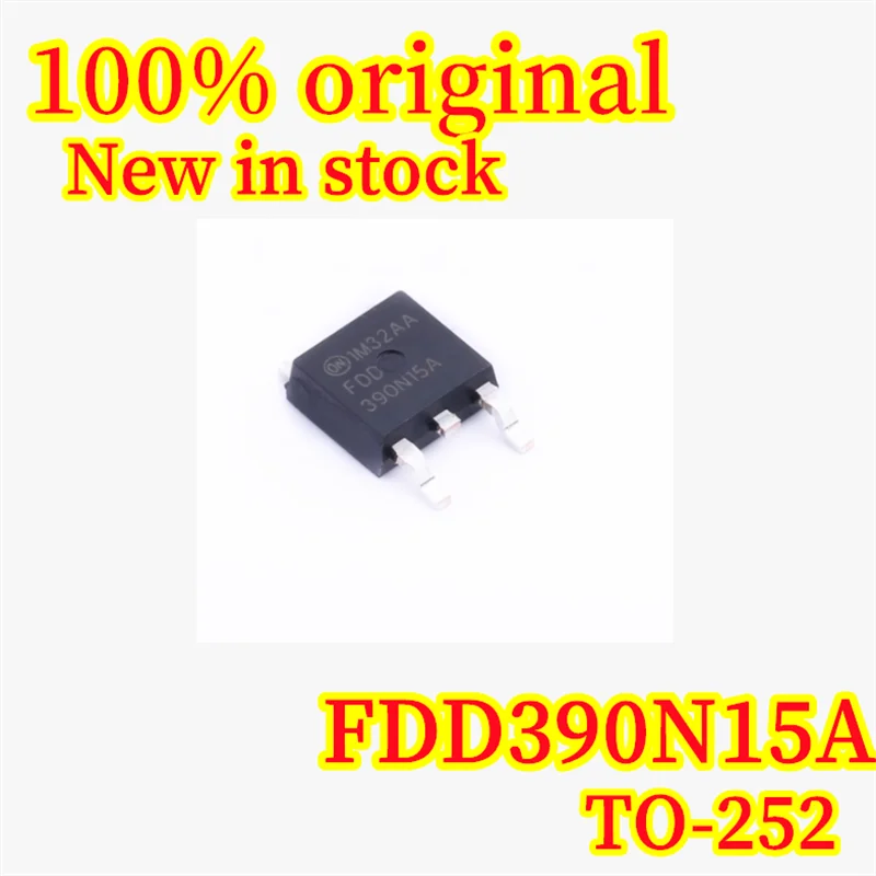 (10/50PCS) FDD390N15ALZ FDD390N15A TO-252 150V 26A N-Channel Power MOSFET Original Spot Brand New