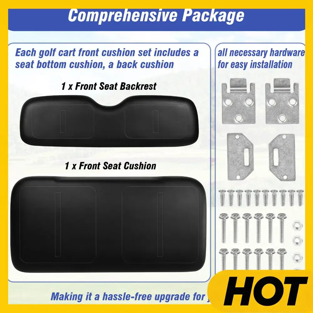 

Комплект для замены переднего сиденья гольф-кара: подушка сиденья и подушка спинки для моделей EZGO Medalist TXT 1994-2013 годов