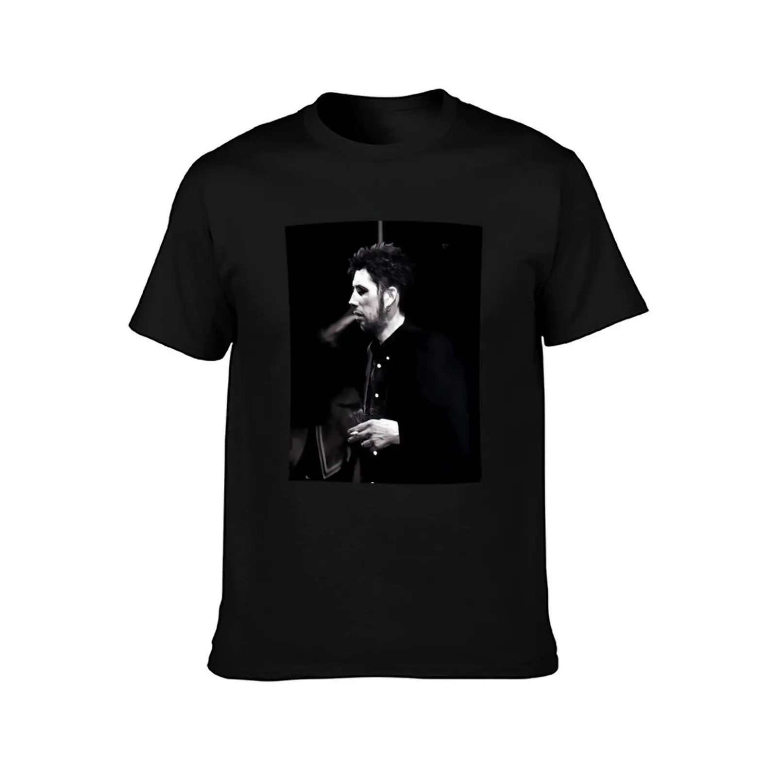 Shane Mcgowan Smoking Ii T-Shirt Big Size Daily Wear T-Shirt