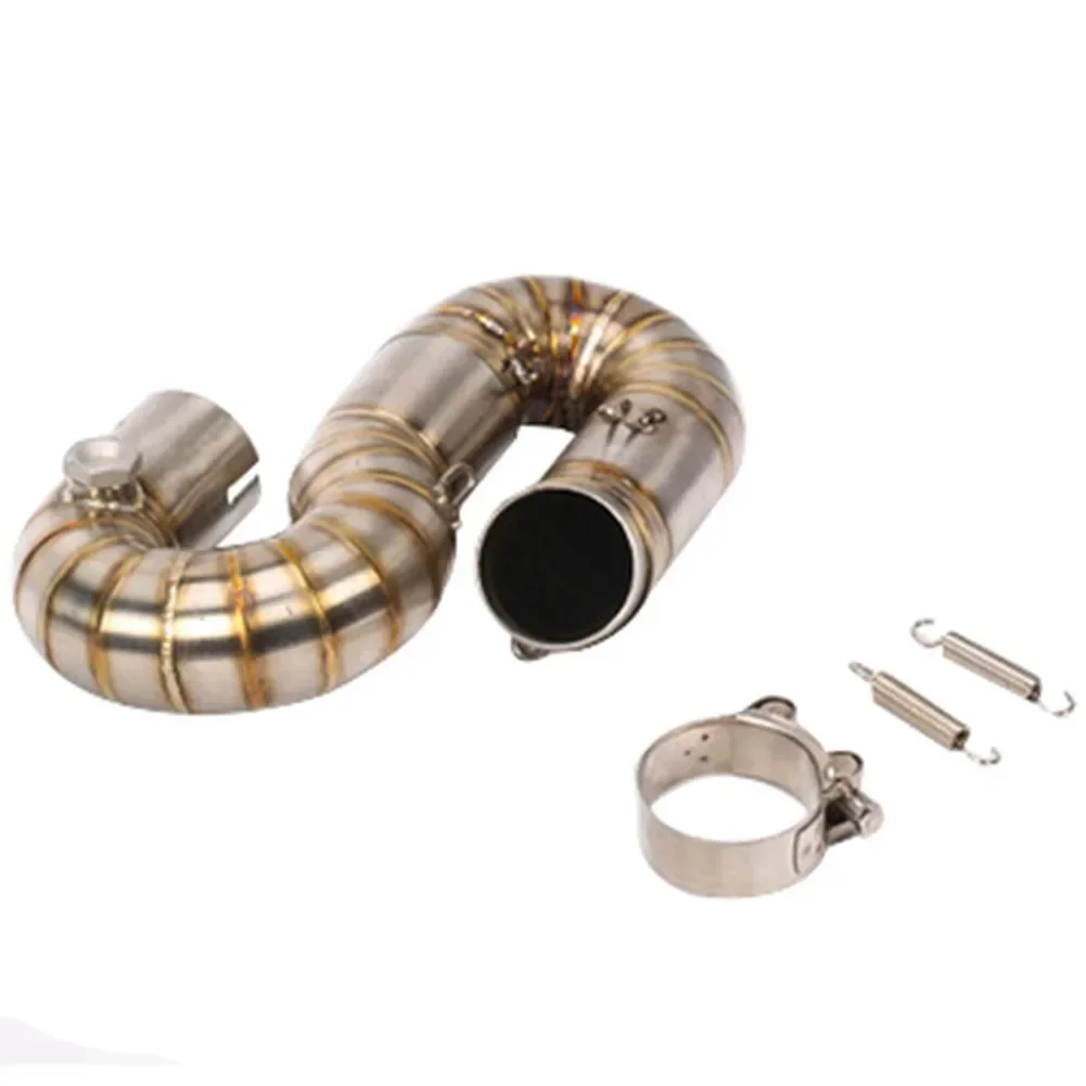 

New Motorcycle Exhaust System Muffler Middle Link Pipe Stainless steel For Honda CBR1000 2008 - 2015