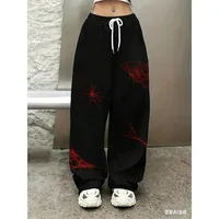 Pantalones Deportivos de Verano para Hombre y Mujer, Estampado Gótico, Moda Urbana, Secado Rápido, Casuales, Holgados, Nuevos