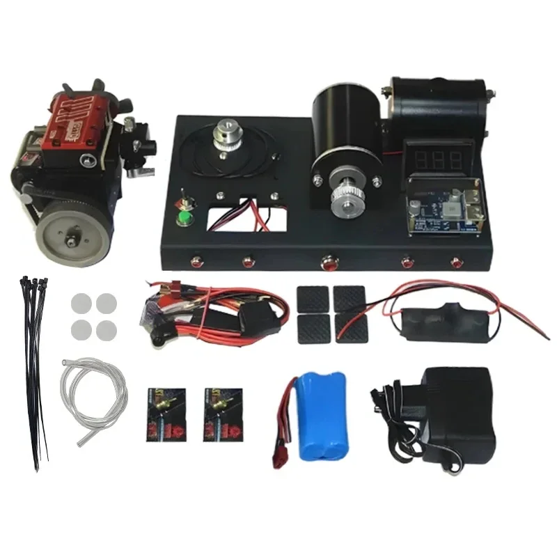 B-M L200AC Twin-cylinder Four-stroke Methanol Engine Assembly Generator Starting Accessories Wiring Harness Plus Switch Piston