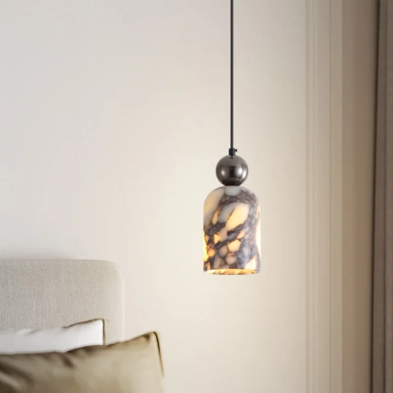 

Mordern French Luxury Marble Pendant Light Lamp For Bedroom Living Room Office Indoor Home Decorative Fixture