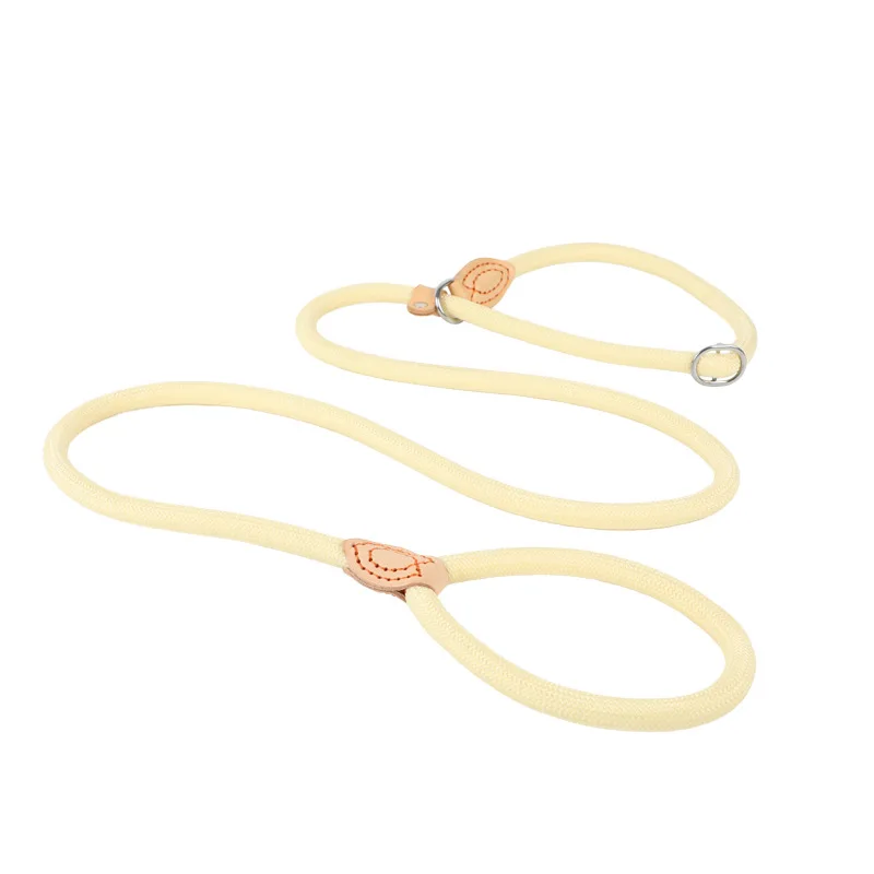 Heavy Duty Dog Slip Rope Lead Adjustable Training Leash For Dogs_voghion.com