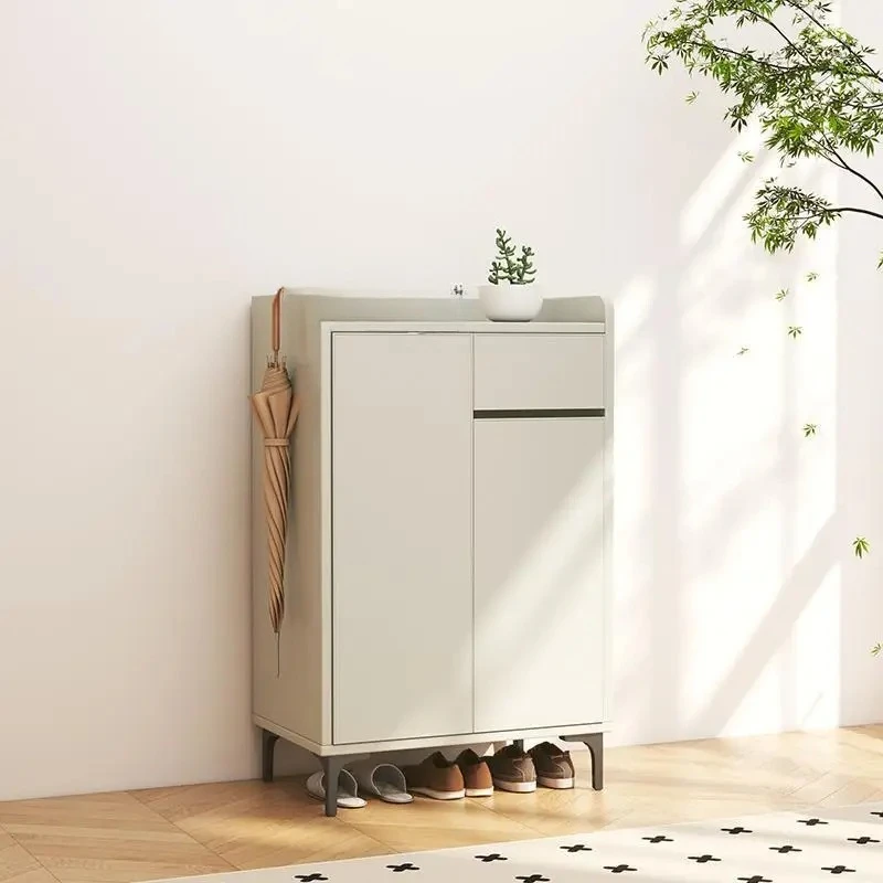 

Современный ультратонкий шкаф для обуви из алюминиевого сплава с сотовой структурой, с дверцей, для прихожей