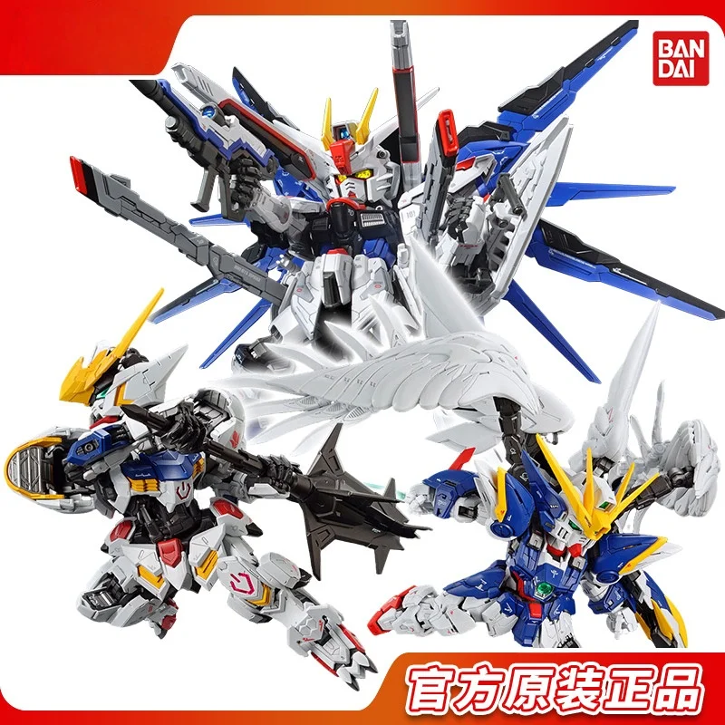 

Оригинальный Bandai Mgsd Free Flying Wing Zero Ew Spirit Wind Barbatos Gundam в сборе, модель дисплея, версия Q, коллекционные игрушки, подарок
