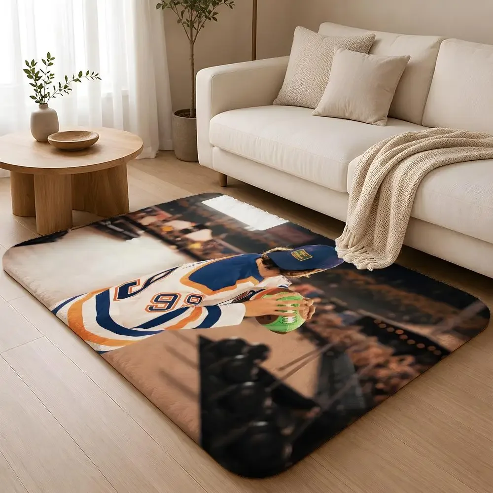 Hot M-Morgan Wallen Floor Mat Machine Washable Soft Flannel Area Rug, Non-Slip Absorbent Floor Mat for Living Room Bedroom