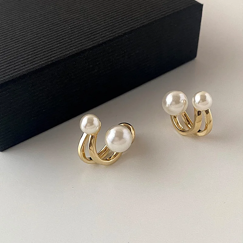 Fashion Classic Pearl Earrings for Women Senior Temperament Girls Retro Style Ear Rings Girlfriend Gifts Banquet Souvenirs