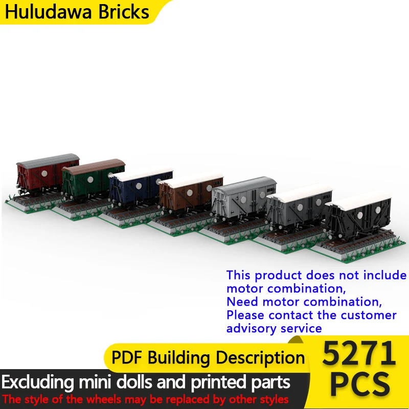 

City Car Model MOC Building Bricks 4 Wheel Ventilated Van Pack Modular Technology Children Holiday Gifts Assemble Toys Suit