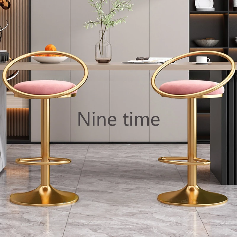 

Mid-century Chair Luxury Chairs Bar Stools Height Adjustable Garden Chaise Design High Stool For Kitchen Armchair Home Backrest