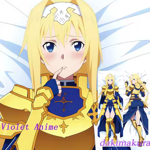 Dakimakura Anime Alice Zuberg Double-sided Print Life-size Body Pillow Cover Bedding Gifts