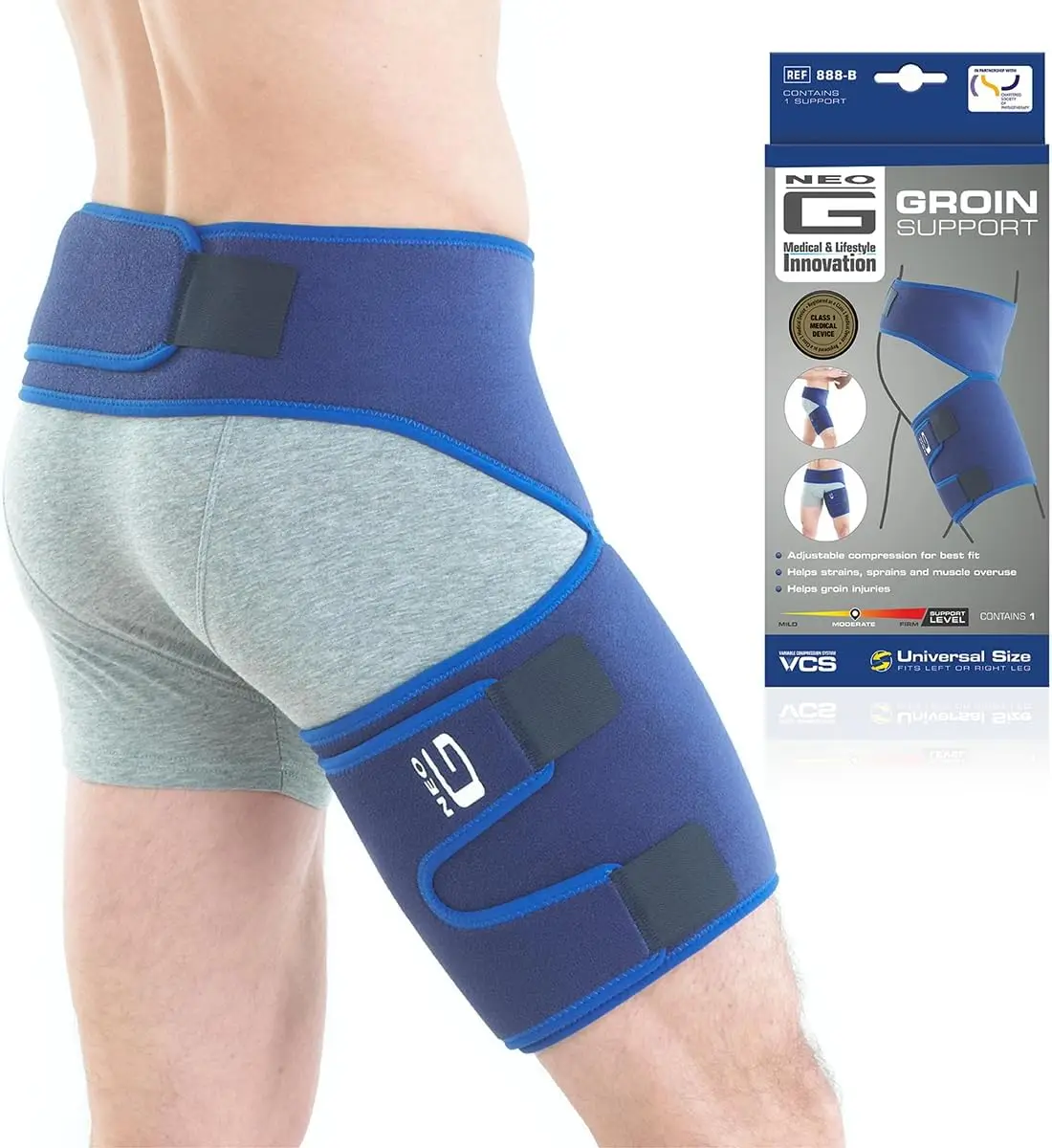 

Groin Brace for Thigh or Hamstring Injury. Groin Brace for Men and Women - for arthritis, pulled