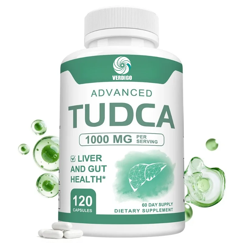 Liver Supplement 1000mg, Super-potent TUDCA Supplement, Supports Liver Cleansing, Detoxification and Repair, 120 Capsules