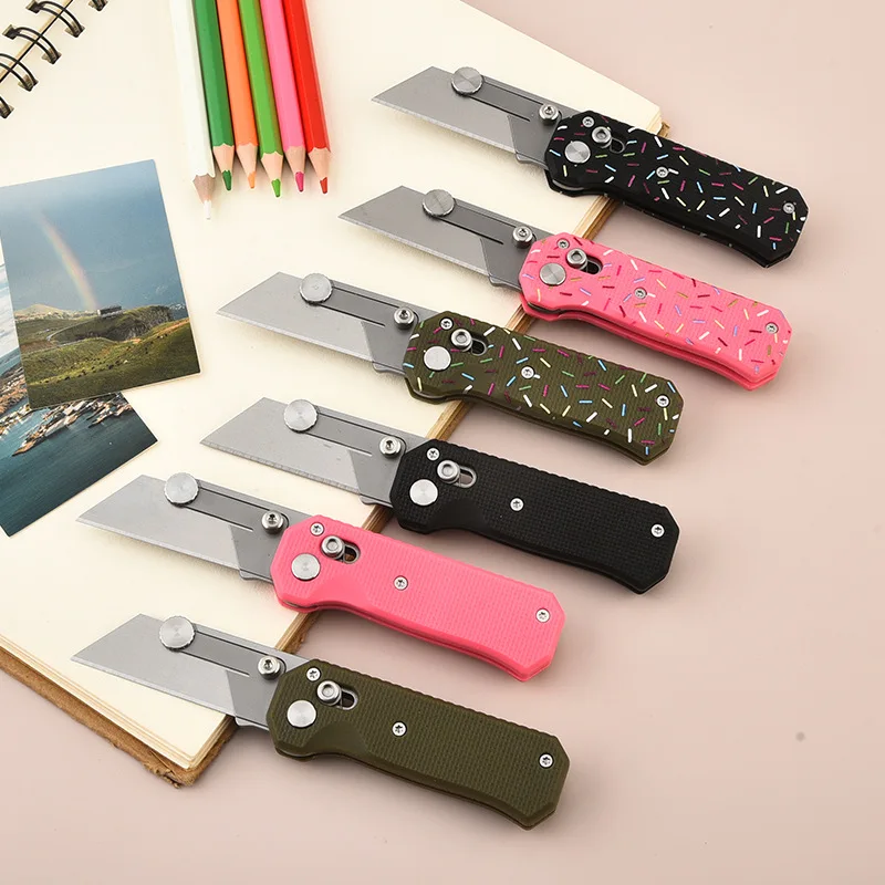 حار بيع حاد المحمولة صلابة عالية في الهواء الطلق سكين قابل للطي المحمولة انفصال شفرة الفن سكين #1