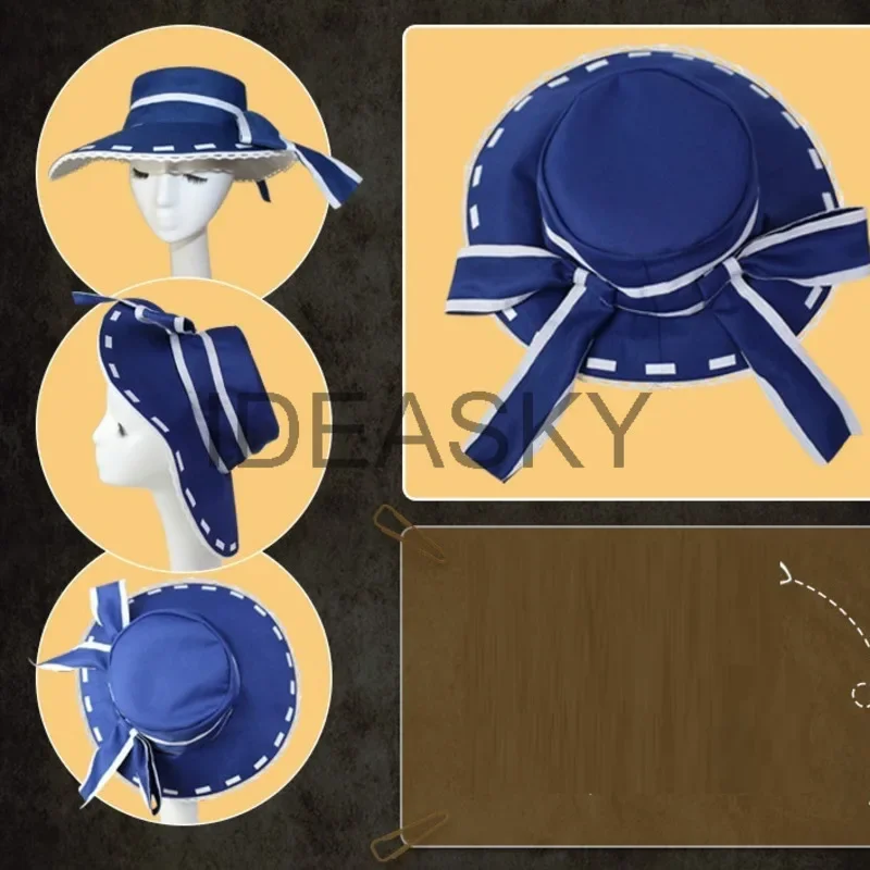 Identity v Emma Wood cosplay ballerer identity v, vestido lolita dulce, traje de Halloween para niñas y mujeres, zapatos con peluca completa