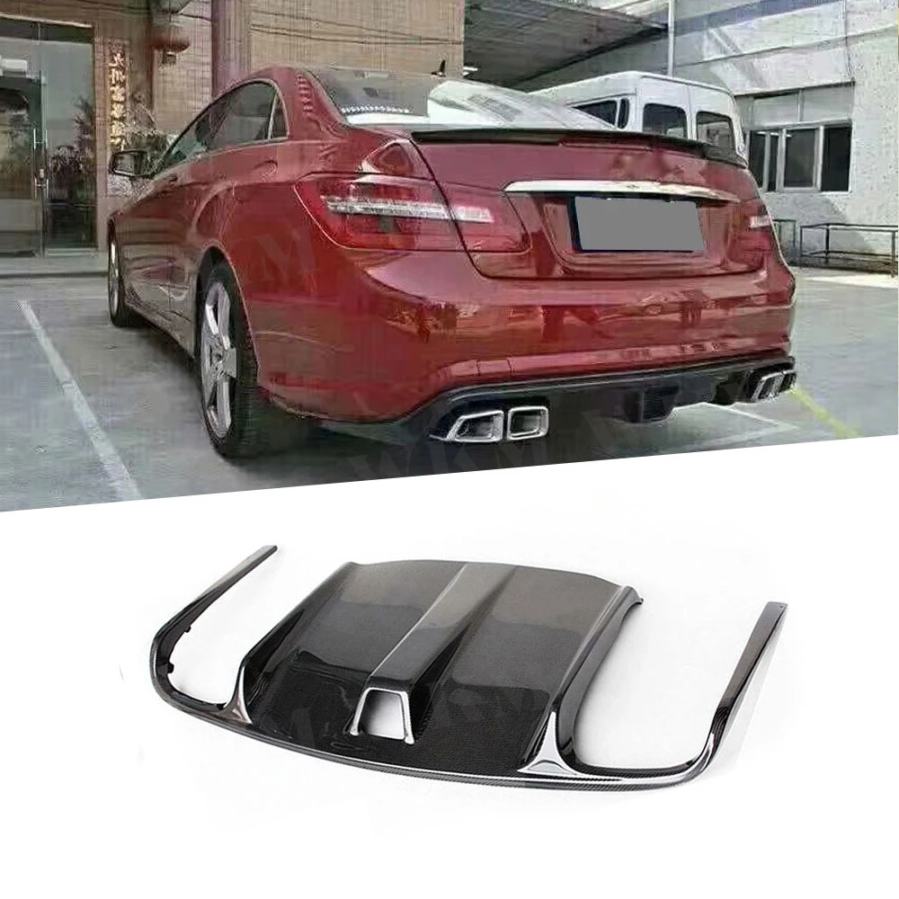 

Carbon Fiber Rear Bumper Lip For Benz E Class W207 C207 Coupe E260 E300 E350 Sport 2Door 2009-2012 Car Rear Diffuser Lip Spoiler