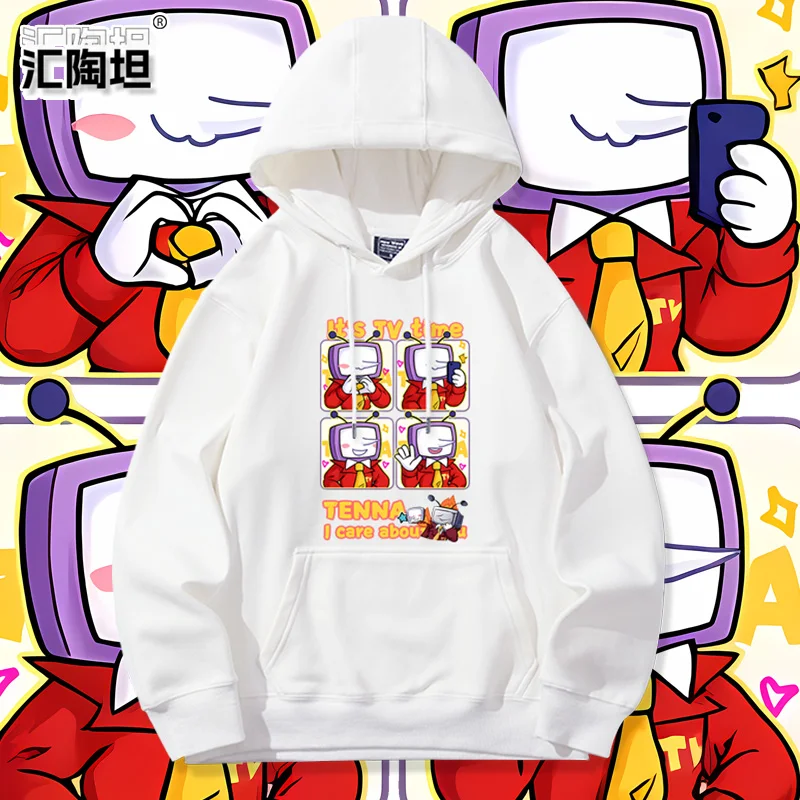 

Толстовка Tenna Cosplay e Rune Game, модная, длинная, удобная, из хлопка и полиэстера, для мужчин и женщин