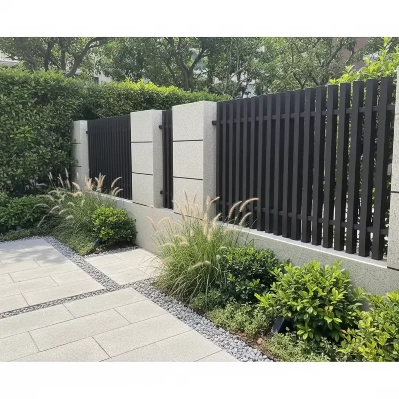 Solid Open Picket Privacy View Garden Fence 6 Feet High Highheaday Sport Farm Fence