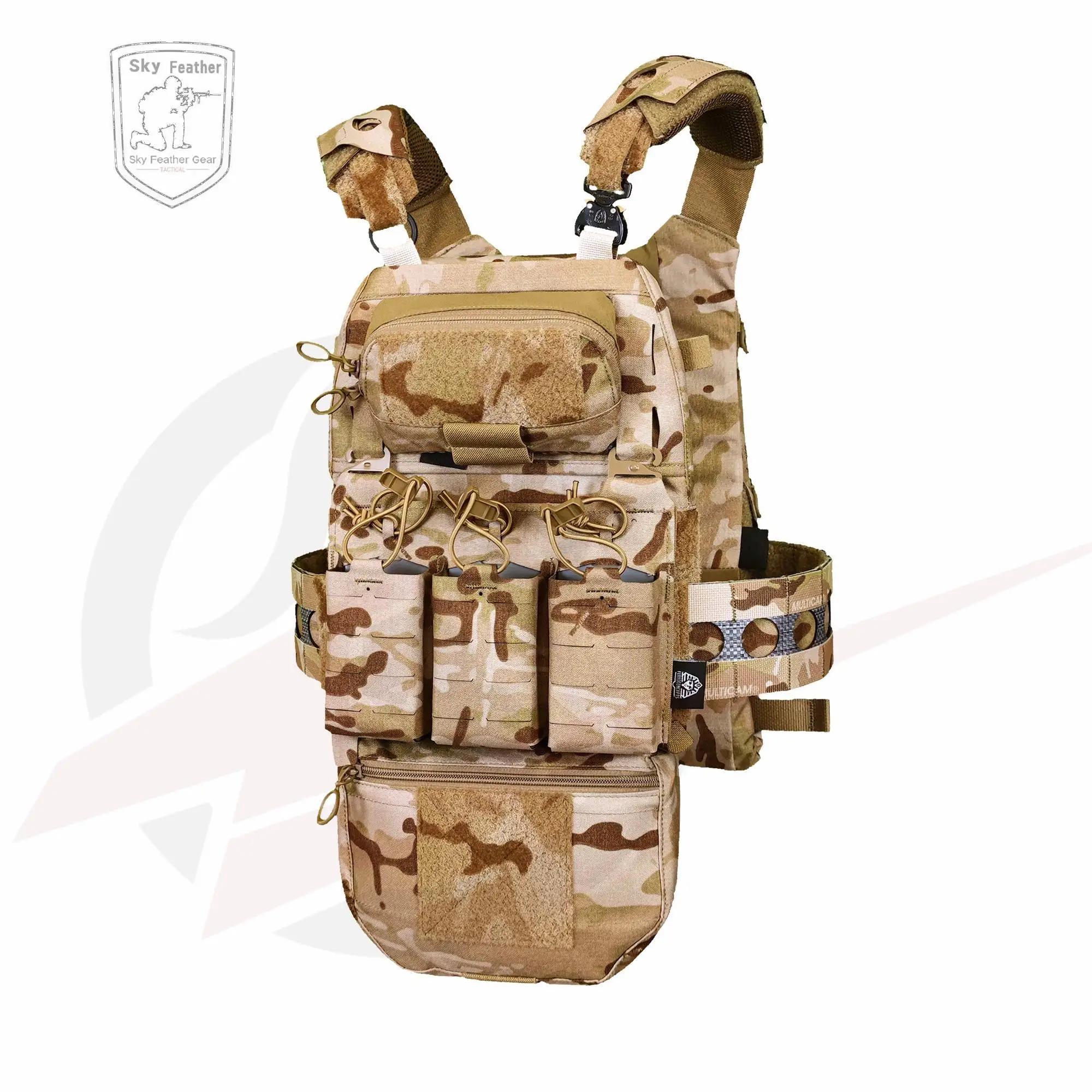 FCPCV5 Tactical Vest and Accessories Complete Match Original Multicam TROPIC/MC ARID material