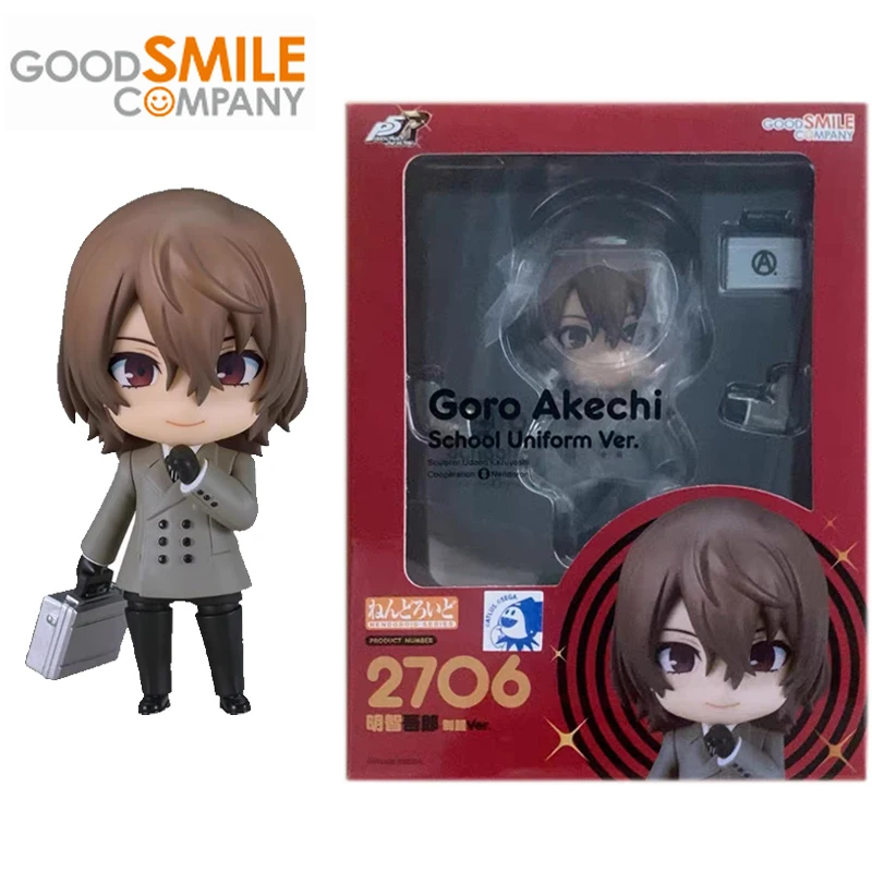 

Good Smile Genuine Nendoroid P5R Gorou Akechi Crow 2706 School Uniform Ver. Anime Action Figures Toys Kids Gift Model Ornaments