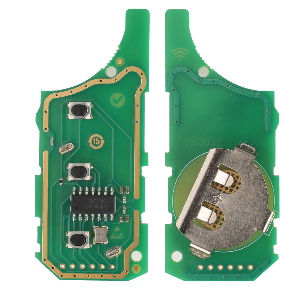 jingyuqin 315MHz/433.92MHz EWS System Folding Remote Key ID46/PCF7935 Chip for LAND ROVER Range Rover Vogue 2006-2009 2 Buttons
