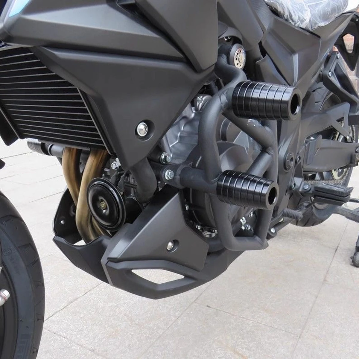 Fit For VOGE LX500 500R 525R Motorcycle Accessories Strengthen Double Ended Bumper Protective Bar Stunt Bar Competitive