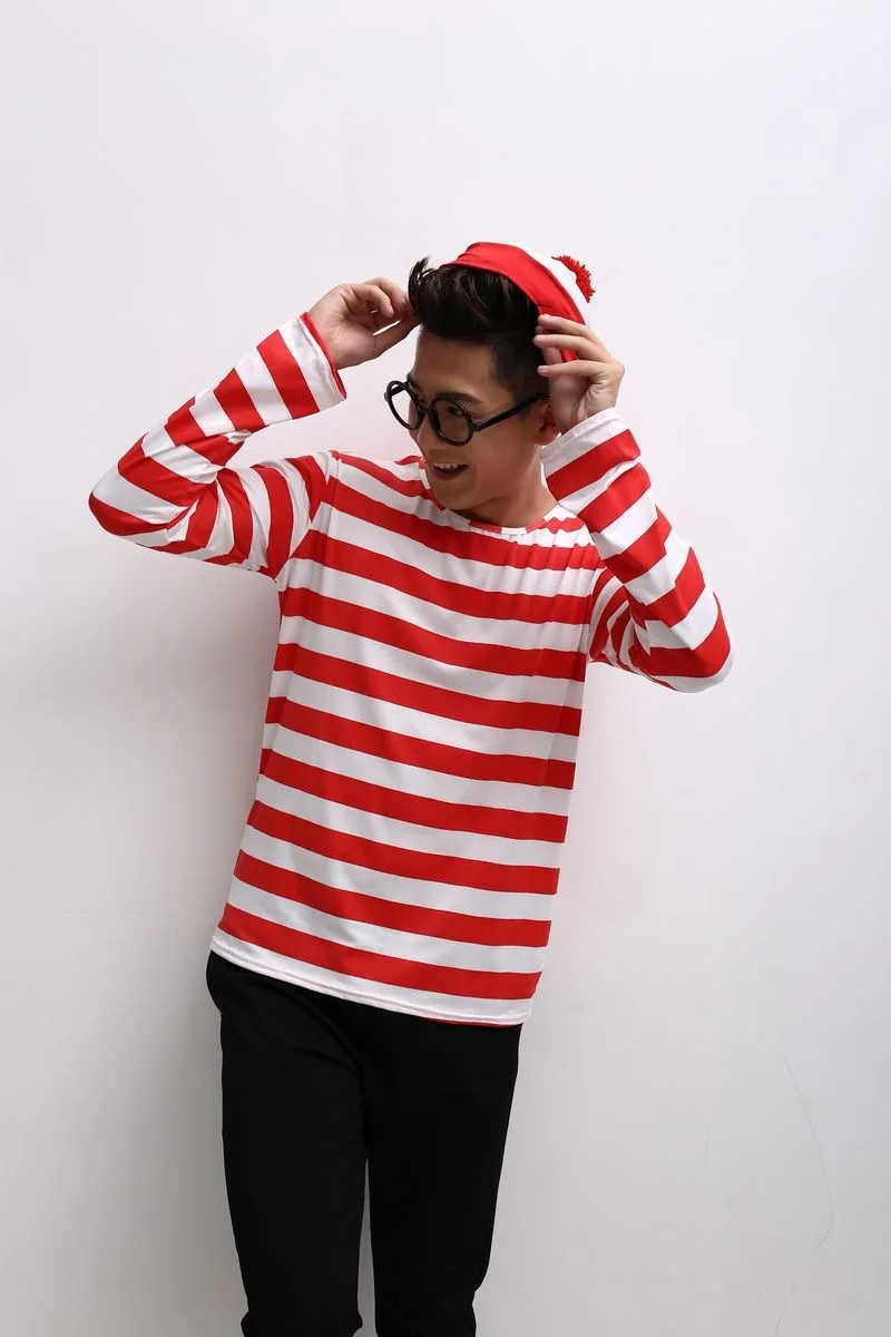 Costume de Cosplay de personnage de dessin animé Smart Wally, tenues assorties loween Fly, vêtements de relique culturelle pour enfants