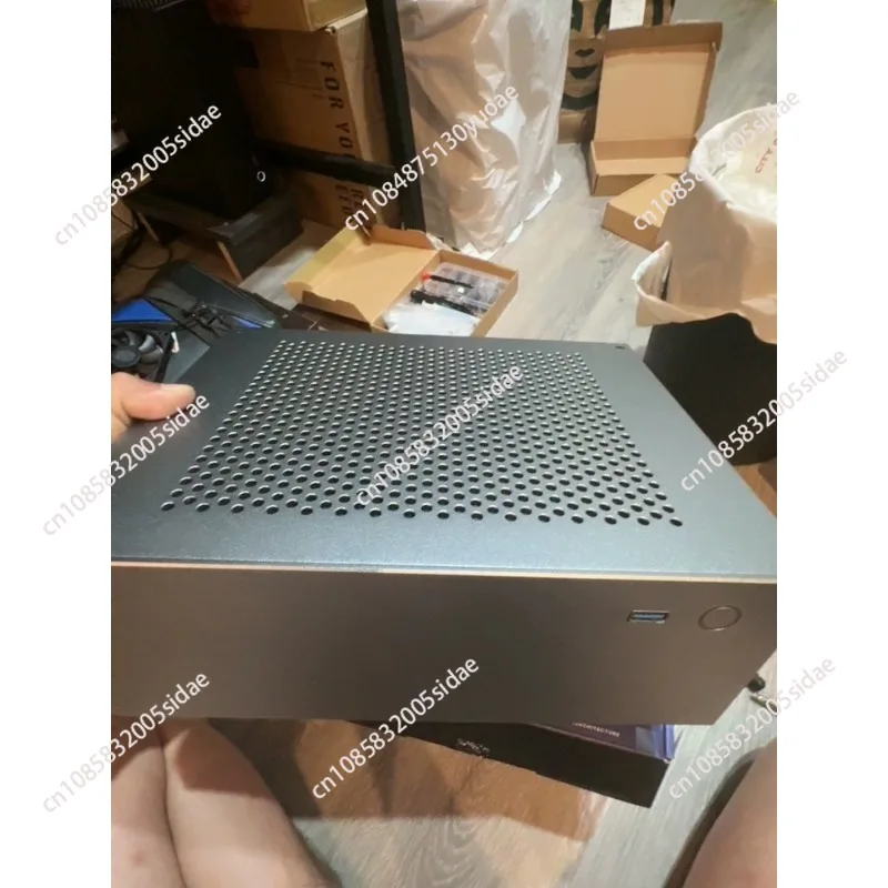 b1 semi-high knife card mini  chassis, compact, aluminum alloy 1U small power supply 40/5060 knife card