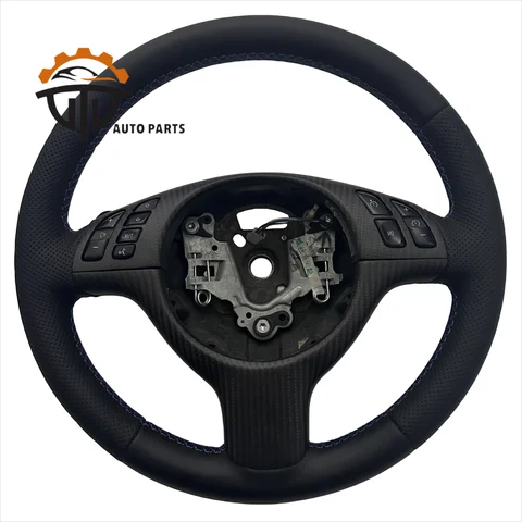 Nappa Perforated Leather Carbon Fiber Steering Wheel for Bmw E46