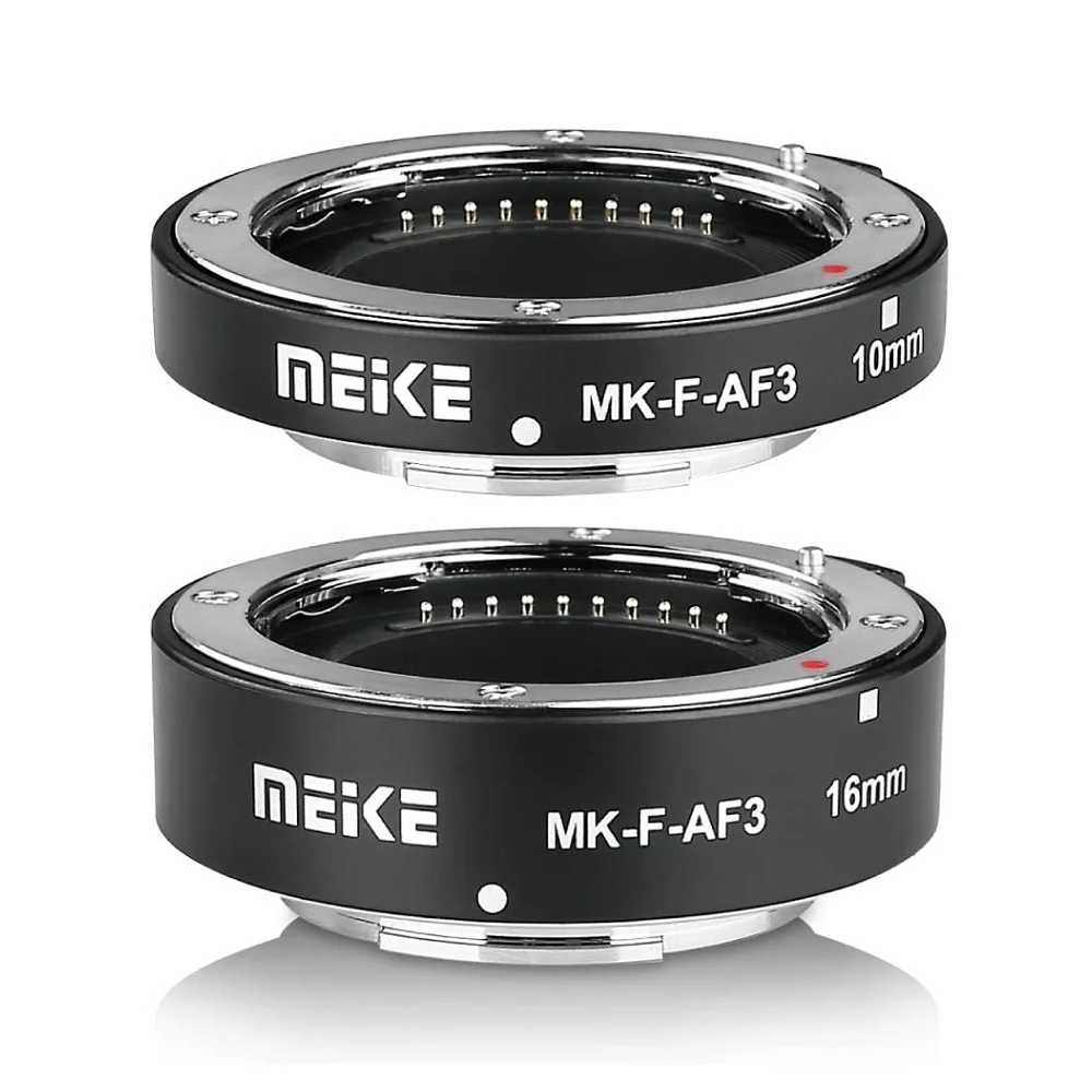 Meike X-Mount Auto Fucus Macro Extension Tube Ring for Fujifilm X-E4 X-H1 X-Pro3 X-S10 X-T4 X-T10 X-T20 X-T30 XT30II X-T200 X-H2