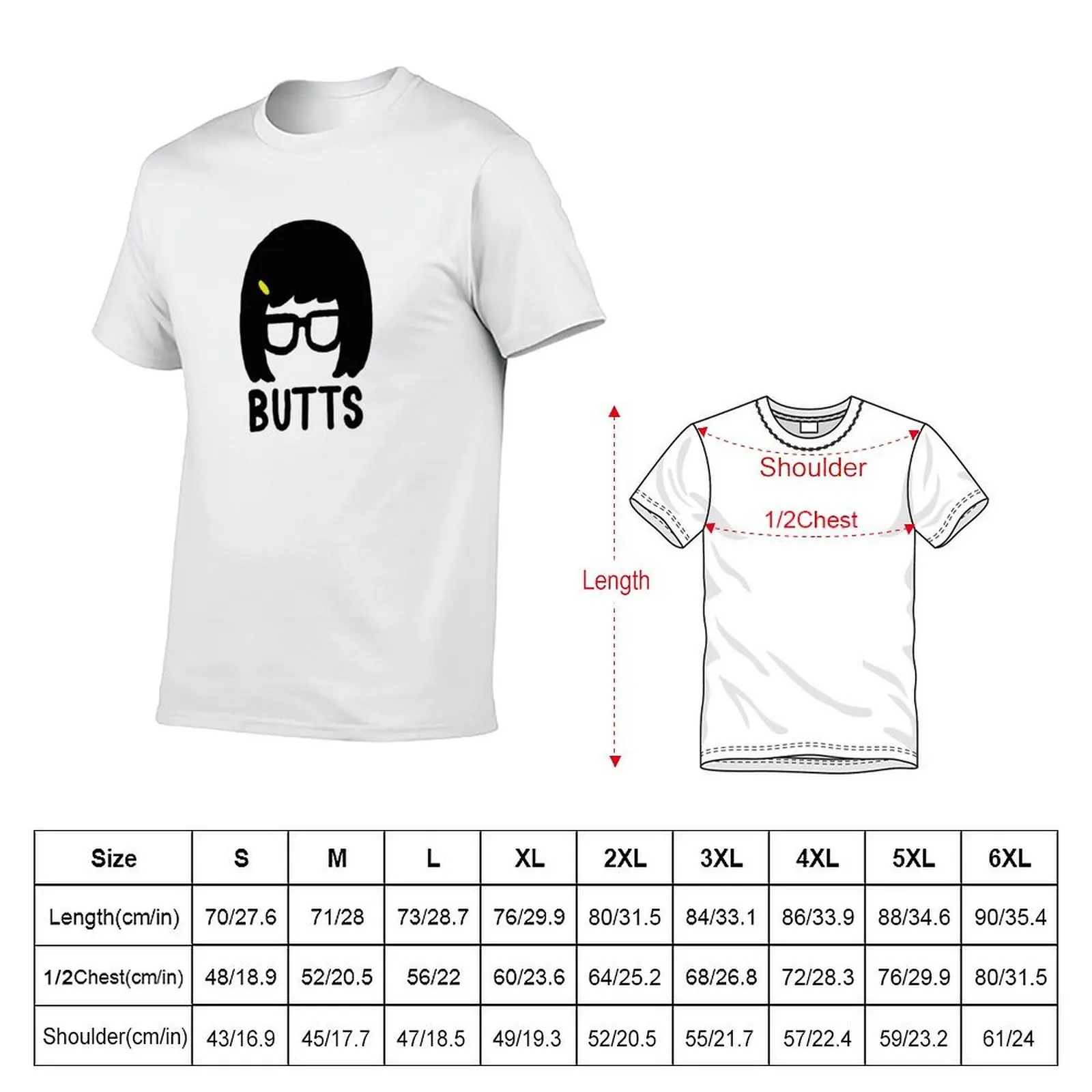 Tina Butts T-Shirt aesthetic clothes oversized luxury clothes men