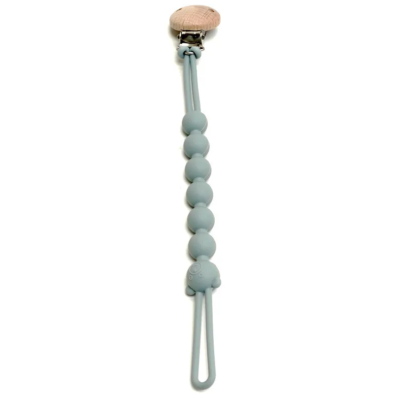 1/9PCS Baby Ein Schnuller Kette Baby Schnuller Lanyard Food Grade Silikon Zahnen Beißring Anti Verloren Schnuller anti Drop Kette – Detail 8