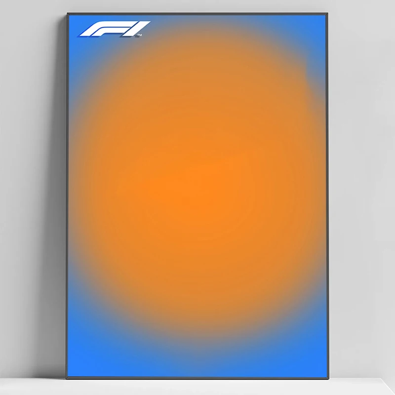 الصيغة الحديثة الحد الأدنى 1 F1 التقنية المتوافقة مع التدرج الجمالي ملصق صورة لغرفة المعيشة ديكور رجل الديكور الجدار #2