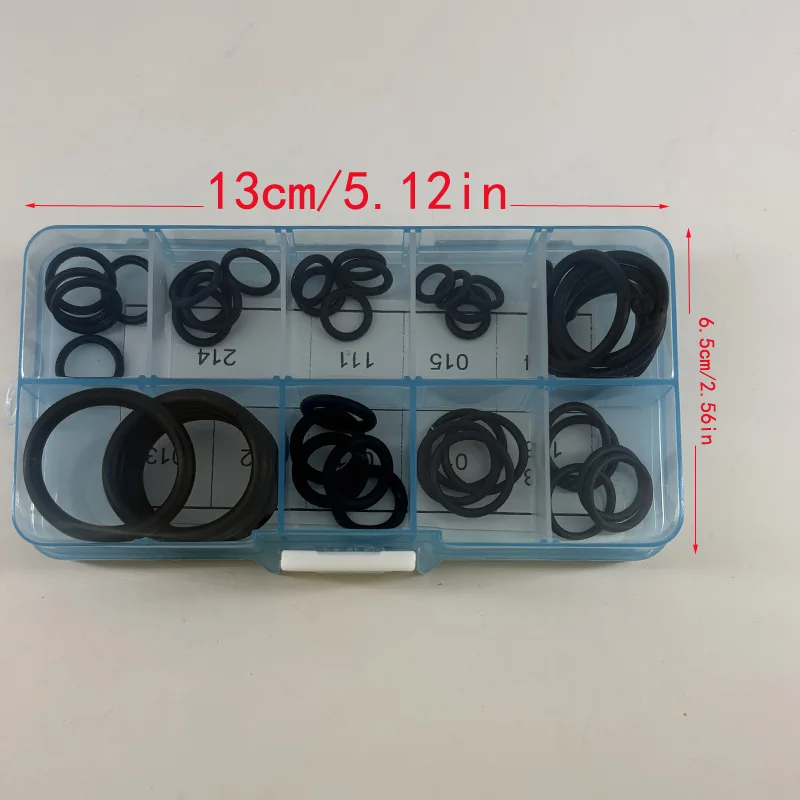 Kit de reemplazo de juntas tóricas para buceo, adecuado para mangueras de buceo, válvulas de tanques de oxígeno y reguladores, cumple con el estándar AS568.