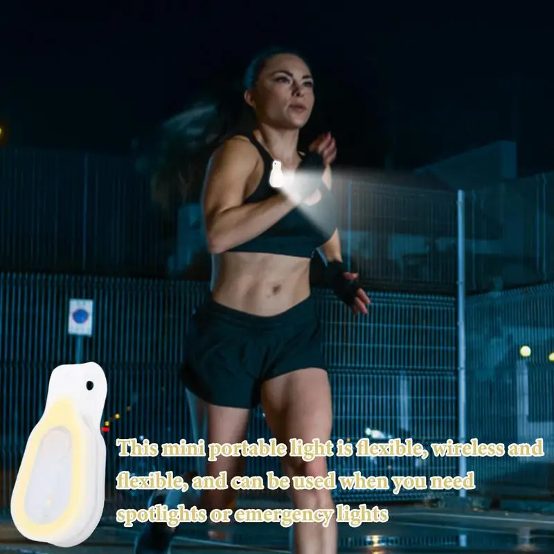 Clip-on Magnetic LED Safety Light Reflective Running Gear For Runners Dog Night Light USB Camping Hiking Light And Running