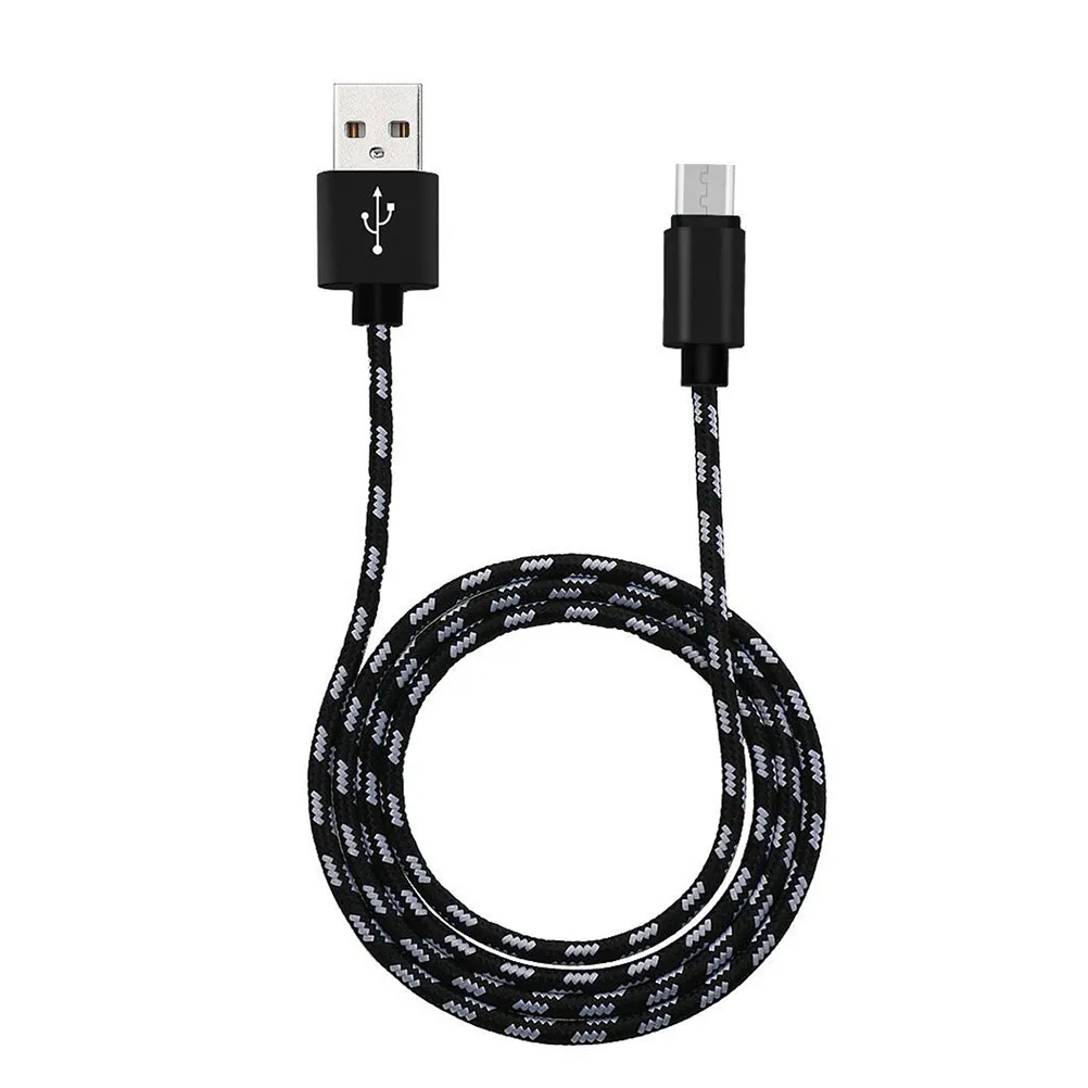 Metal Usb Cables Phone Charging Cord For Travel High Performance Devices Nylon Design Data Transfer