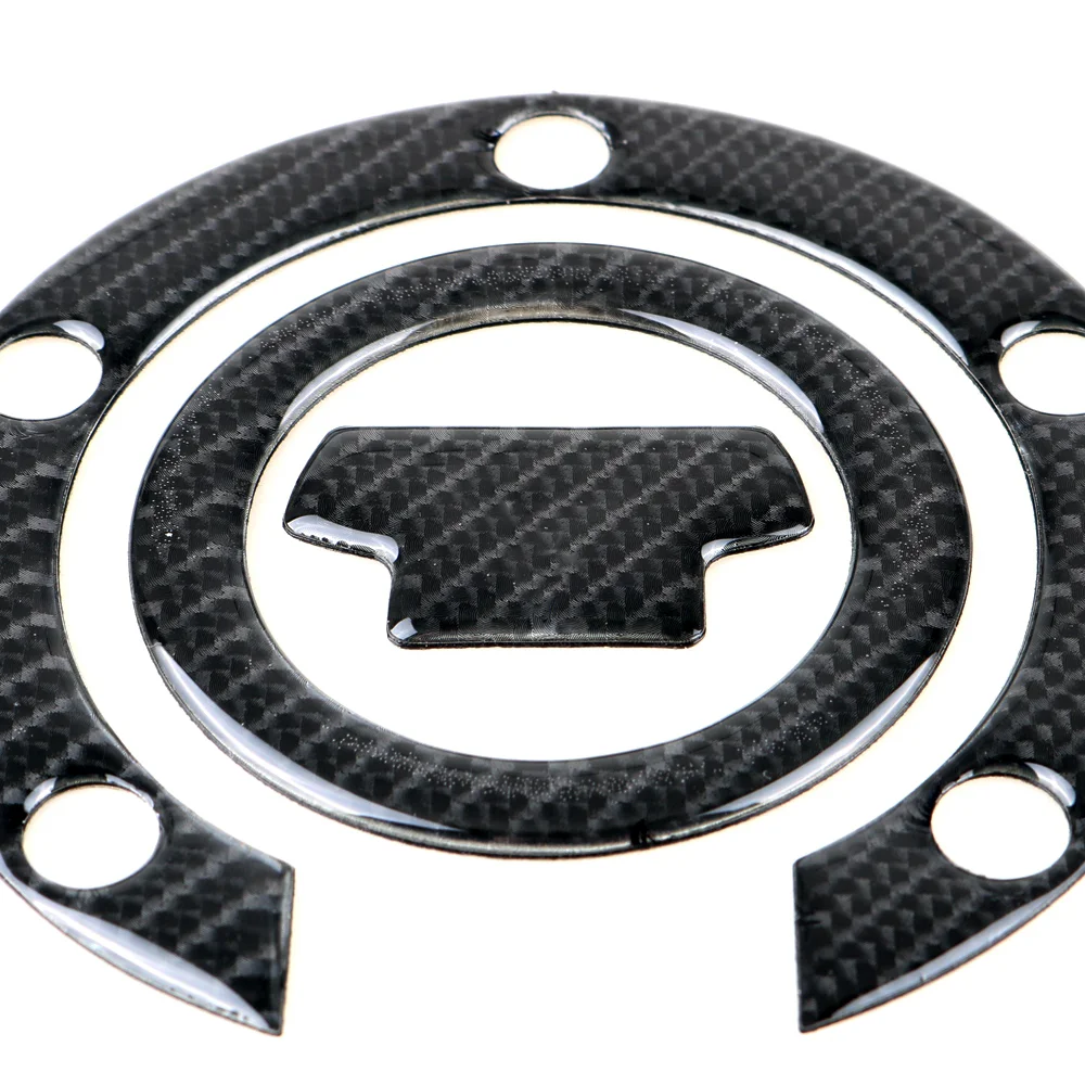 For YAMAHA MT07 MT09 R6 R1 FZ09 Motorcycle Fuel Cap Cover Decal Sticker 3D Carbon Look