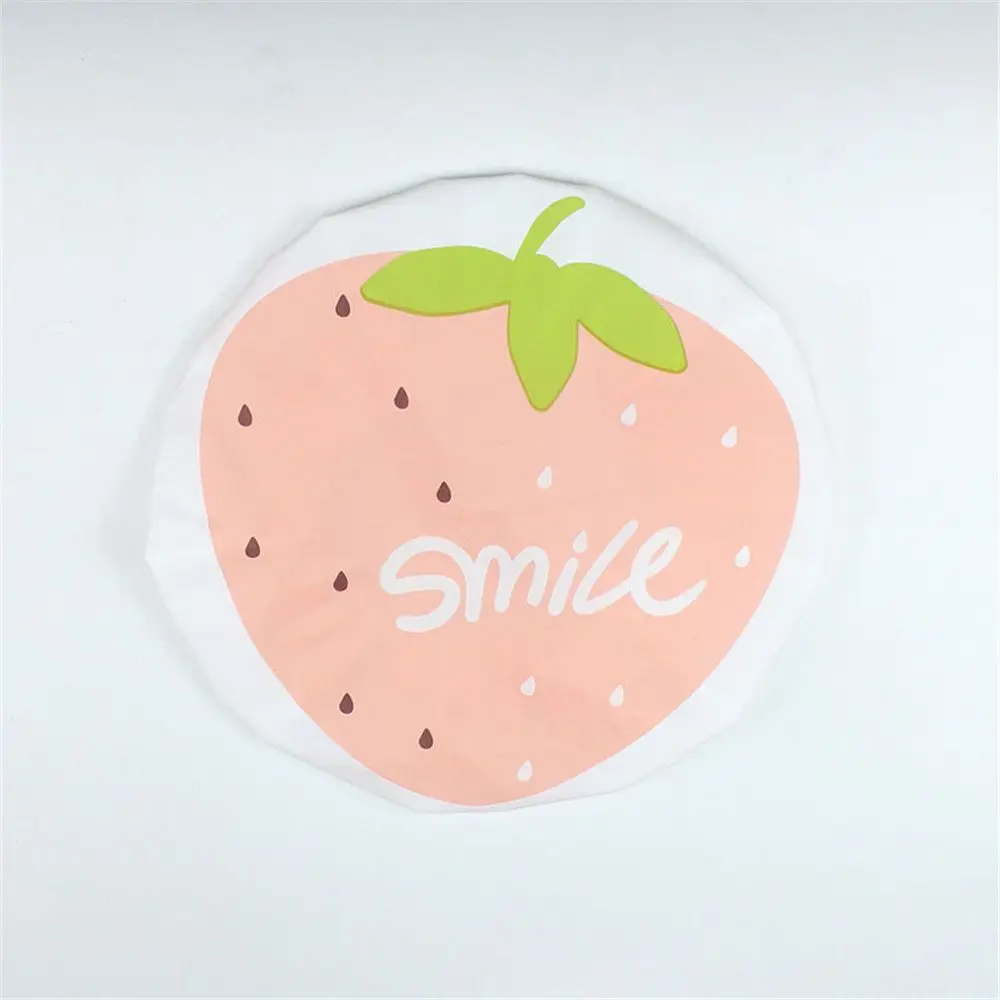 

Симпатичная многоразовая утолщенная шапочка для сна с фруктами, шапочка для душа, крышка для волос, шапочка для ванны