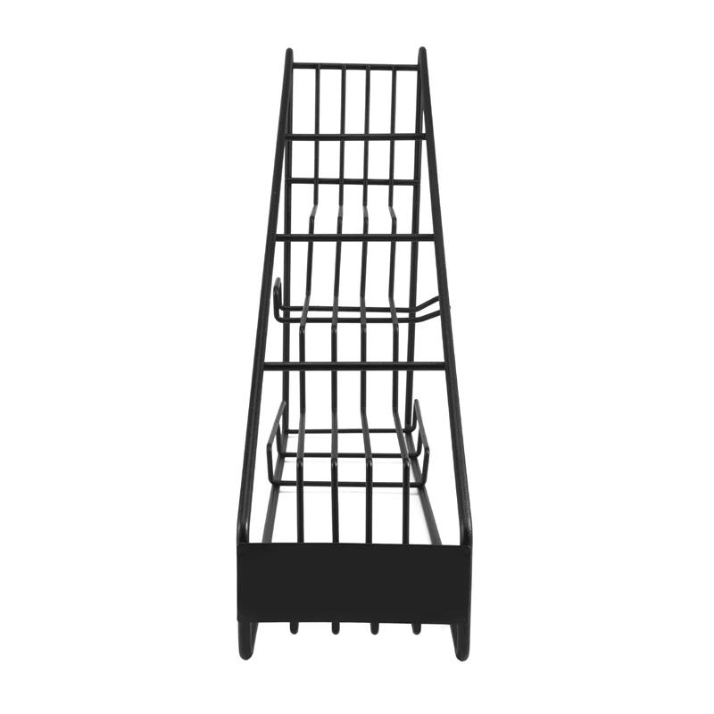 4 Bottle Wire Diplay Rack/Monin Syrup Rack Coffee Storage Rack Multifunction Milk Tea Cup Rack Display