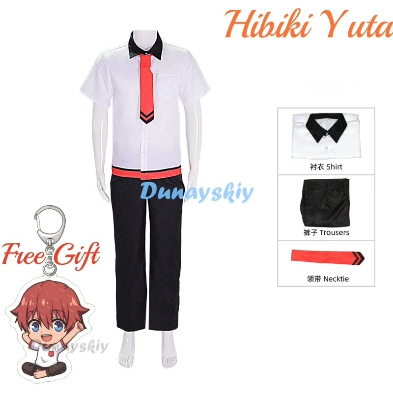 Hibiki Yuta Minami Yume Cosplay Costume Clothes Uniform Cosplay Free Gift Pendant Halloween Party Woman Man School Uniform