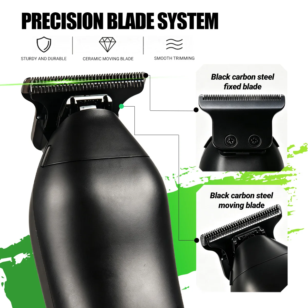 New Professional BRDCLIP HL18-19 High Speed Motor Hair Clipper Electric Cordless Trimmer Men‘s Haircut Machine Set Barber Shaver image 5