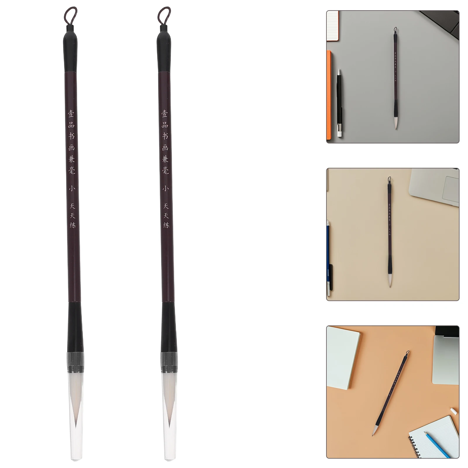 

10 Pcs Calligraphy Brush Chinese Writing for Professional Beginner Pen Drawing Wooden