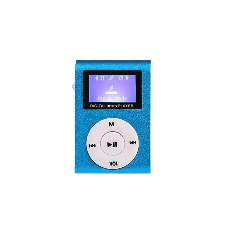 Metal Clip with Screen MP3 Music Player Mini Portable Clip MP3 Student Walkman MP3