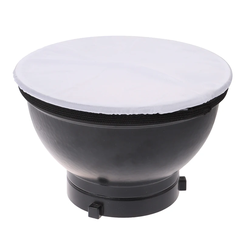 1 шт., мягкий диффузор для фотосъемки, ткань для 18 см, стандартный студийный стробоскопический отражатель, аксессуары из мягкой ткани Radome