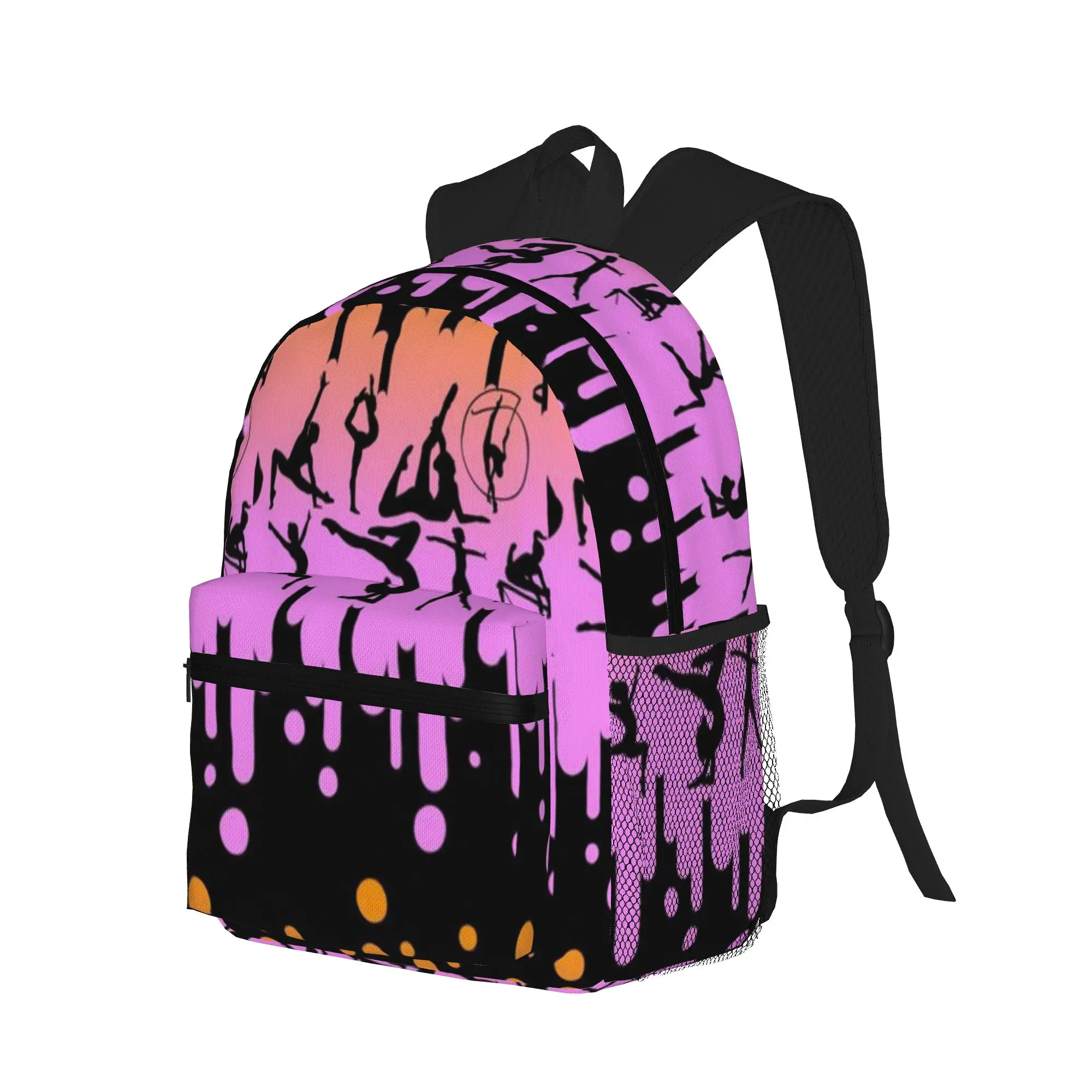 Gymnastics shadows  Casual Backpack for Students and Adults Backpacks
