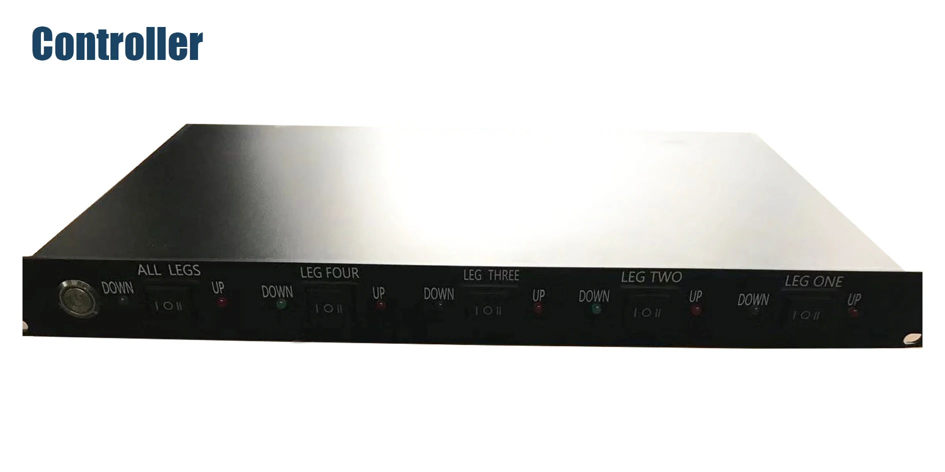 Electric Caravan RV Truck Stabilizer Lifting Jacks Camper Rolling Leveling Jacks With Controller Remote - Image 3