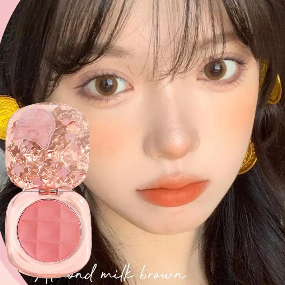 Blush Makeup Palette Peach Pink Orange Red Rouge Eyeshadow Cheek Matte Blusher Tint Contour Cosmetics Korean Natural I9J9