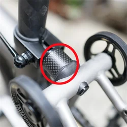 BMX carbon shock absorber+titanium screw for brompton Pline Tline suspension carbon fiber