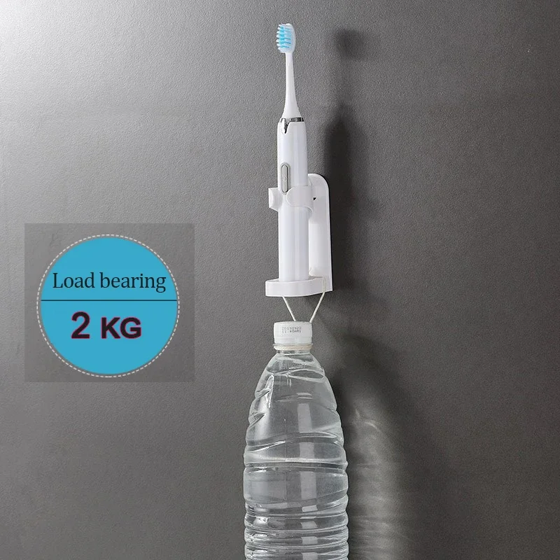 Traceless Toothbrush Holder Bath Wall-Mounted Electric Toothbrush Holders Adults Toothbrush Stand Hanger Bathroom Accessories image 2