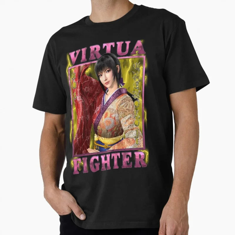 Aoi Umenokoji Aiki Retro Arcade Game Virtua Fighter Gift T shirt Unisex Gamer Tee Video game Graphic clothes All size tops S-6XL